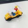 Plastic Inertial Police Car Engineering Vehicle Trailer Compatible with Wooden Thomas Train Track Toy