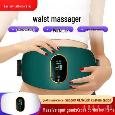 Portable Rechargeable Waist and Abdomen Massager for Tummy Reduction and Fitness