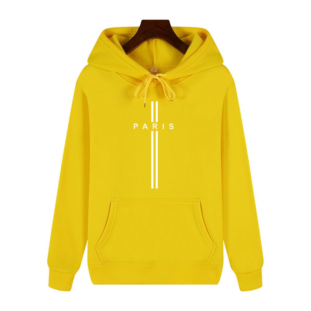 Simple Personality Printed Autumn and Winter Comfort Plus Cashmere Men's High Quality Casual Fashion Warm Street Hoodie