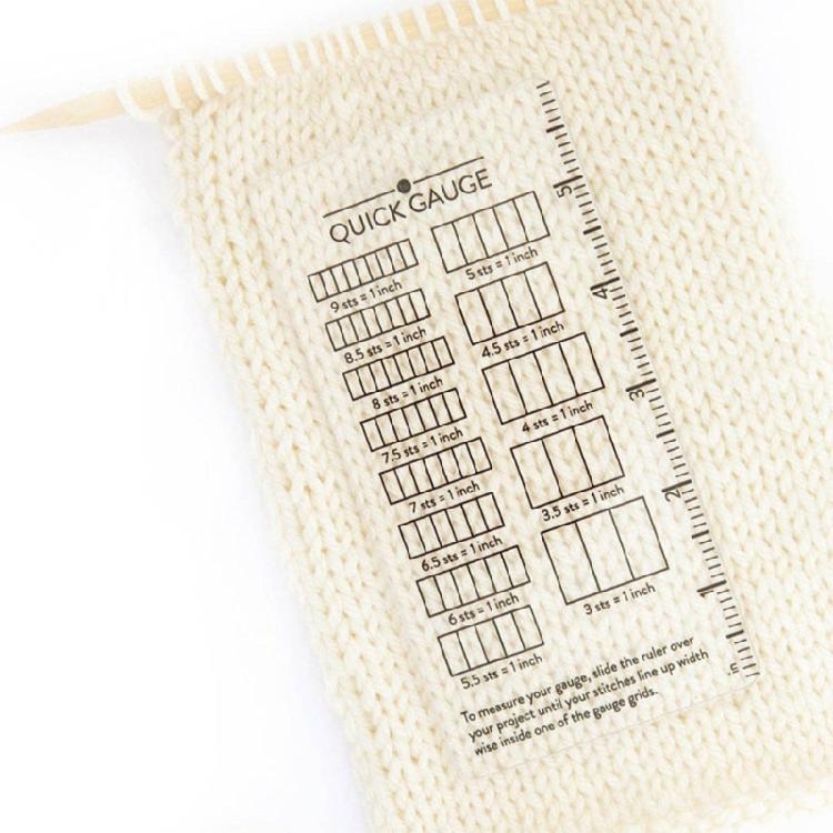 Crochet Gauge Measuring Tool Portable Precise For Efficient Counting In Craft Projects