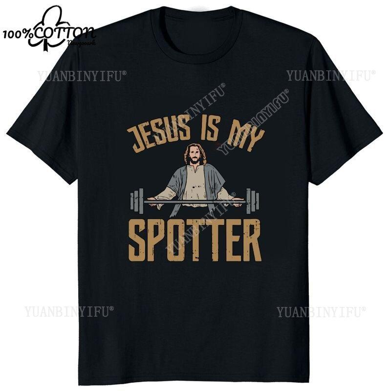 Jezus Cię wspiera Vintage top Harajuku Casual Unisex T-shirty Bawełna Streetwear Krótki rękaw Okrągły dekolt Moda uliczna