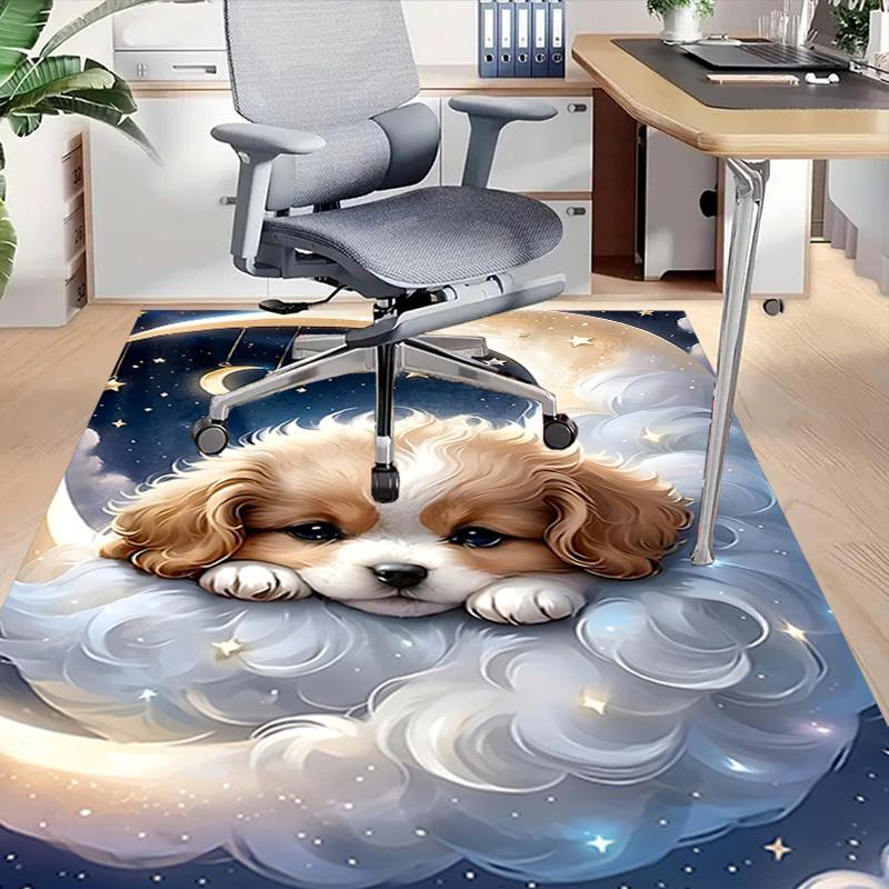 1 Stück Mond Wolke Extra Groß Rutschfester Teppich, Büro, Familie, Schlafzimmer, Studio - Großer TeppichJ0391