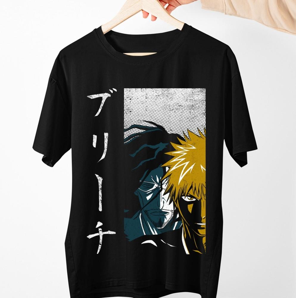 

ichigo kurosaki bleach New T-shirt shinigami bleach anime manga graphic tee 4XL