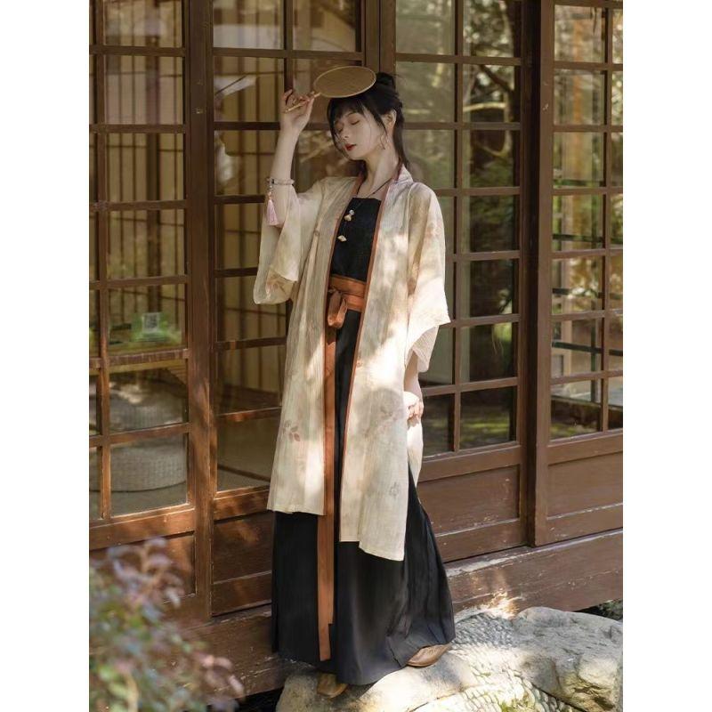 Dámský kalhotkový kostým Hanfu ve stylu čínské dynastie Song