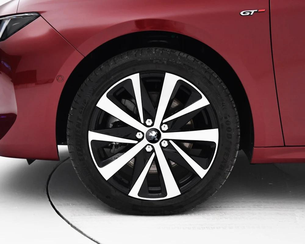 2026 Heißer Autoaufkleber 3D-Aluminium-Styling Auto-Radnabenkappen Abdeckung Felgenaufkleber für Peugeot 206 207 208 306 307 308 406 407