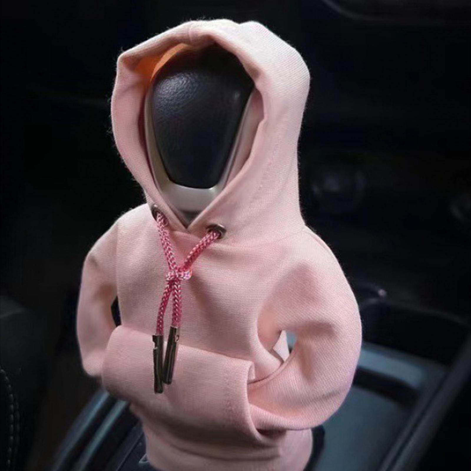 

2025 Автомобильный чехол для рычага переключения передач, ручка переключения передач, чехол с капюшоном, декор для ручного и автоматического переключения передач, универсальный автомобильный рычаг переключения передач, декор для интерьера розовый