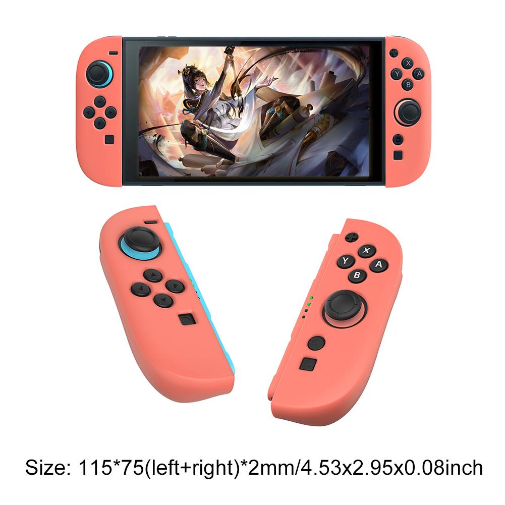 For Switch 2 Joy-Con Controllers Handle Silicone Case Anti-Slip Silicone Protective Cover Protective Case for NS 2