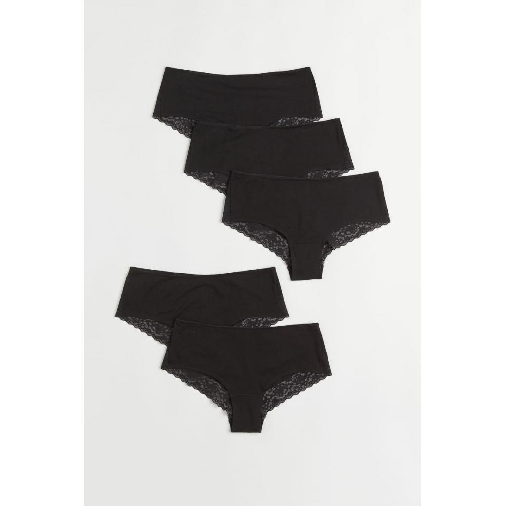 

Трусики-хипстеры HM, 5 шт., черные