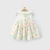 Baby Girls Floral Sleeveless Cotton Dress