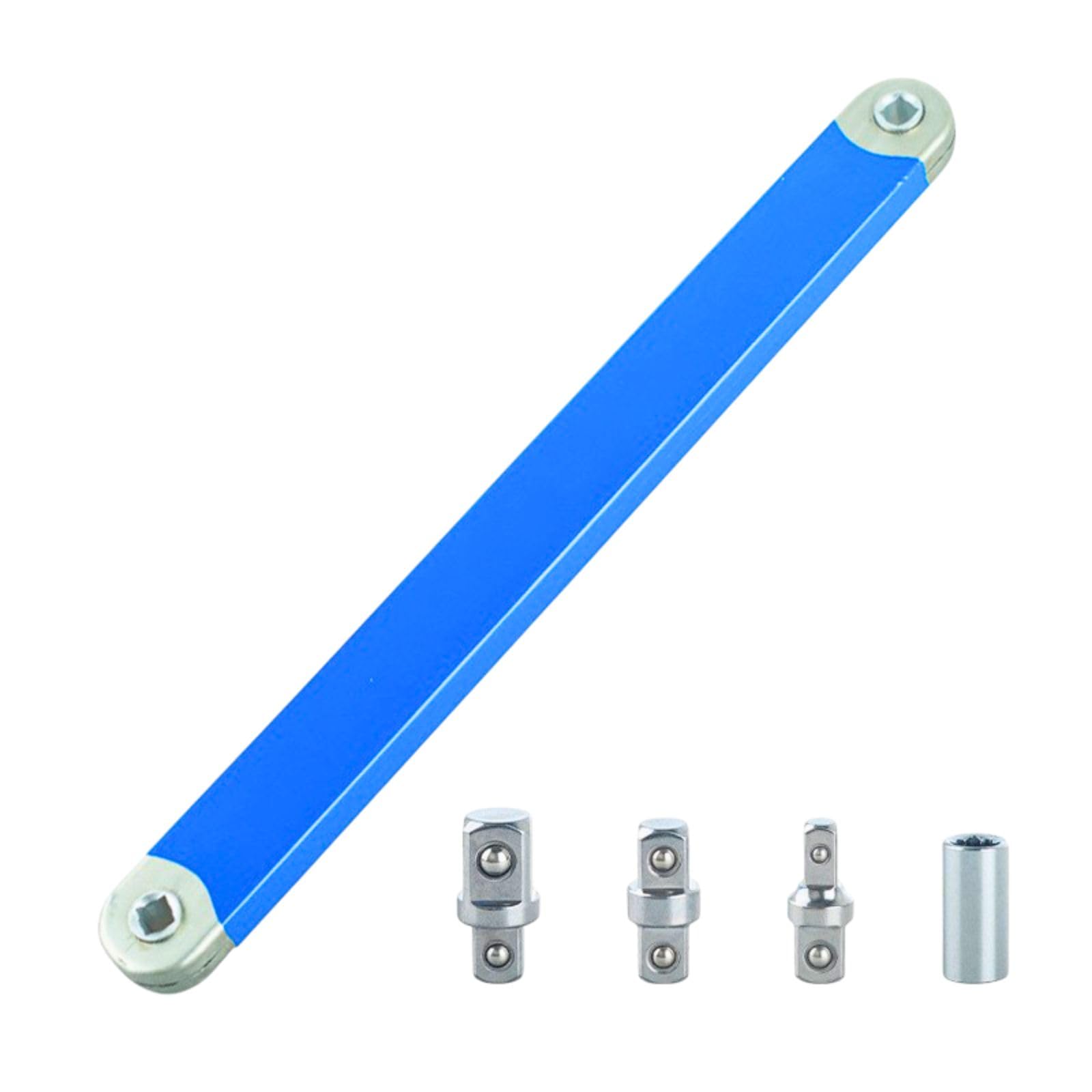 

YESprime Extension Extension Monkey Tire Offset Adapter Wrench Blue Wrench, Ratchet, Spanner, Bar, Set, Multi-Function, Tight, синий