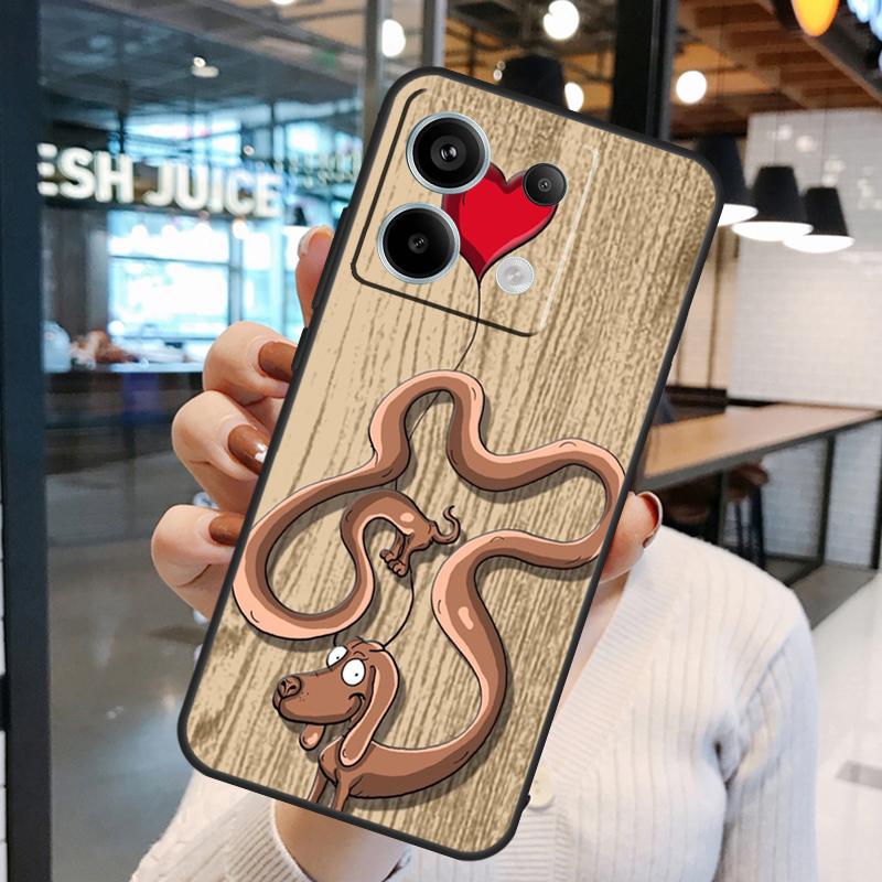 Sausage Dog Dachshund Quotes Case For Xiaomi Redmi Note 13 Pro 10 11 12 14 15 Pro Plus Redmi 15C 14C 10C 12C 13C 15 Cover
