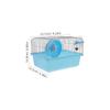 Portable Hamster Travel Carrier Cage ABS Material Spacious Small Animal Carrier for Hamsters Chinchillas Travel Outdoor Use Cage