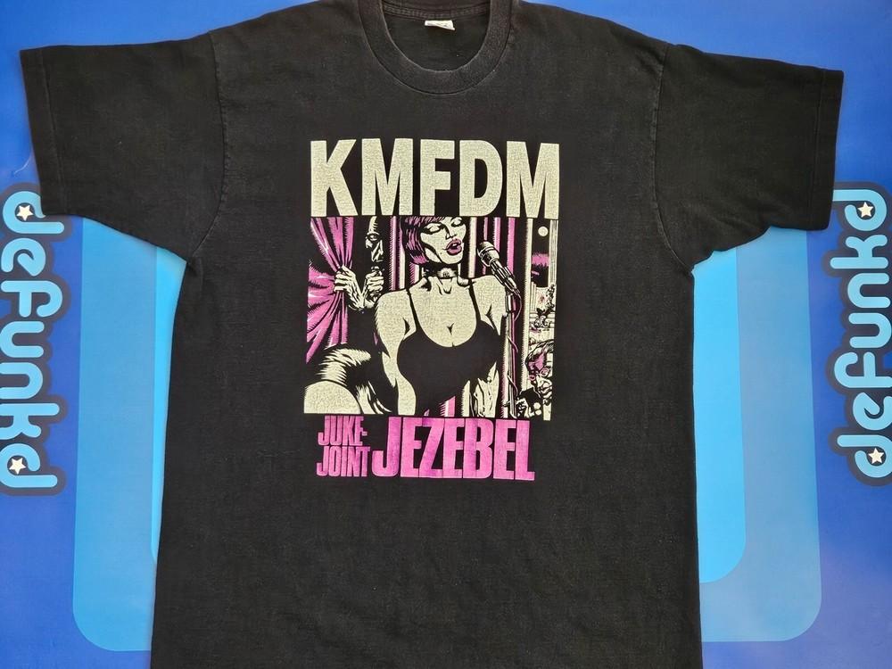 Vintage KMFDM Band Juke-Joint Jezebel Shirt Unisex Concert S to 5XL CR580 Unisex T-Shirt M