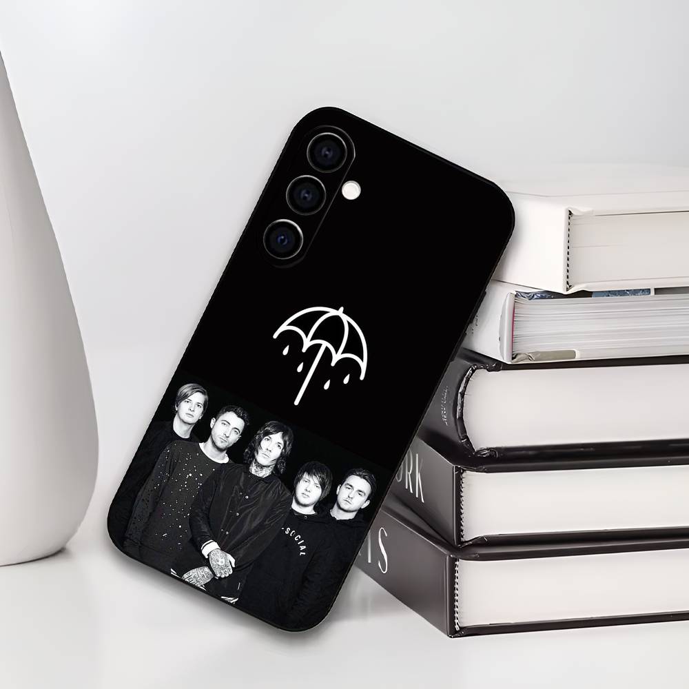 Silicone Soft Phone Case for Samsung Galaxy A73/A72/A71/A70/A53/A52/A51 - Bring Me the H-Horizons BMTH Design Protective Cover