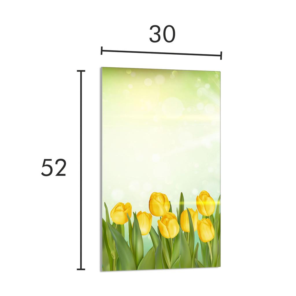 SZKLANA DESKA DO KROJENIA 30x52 Tulipany