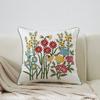 VIKAMA All Season Spring Summer Charming Multicoloured Daisy Cushion Cover Bedroom Sofa  Car Interior Decorative Cushion Cover
