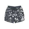 Nike Graffiti Print Running Shorts Men Bottoms Black CJ5817-010