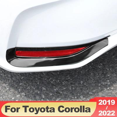 Dla Toyota Corolla E210    2022 12. ABS Samochodowa Tylna Osłona Światła Przeciwmgielnego Listwa Ozdobna Tylna Lampa Przeciwmgielna Ramka Lampy Naklejki Akcesoria