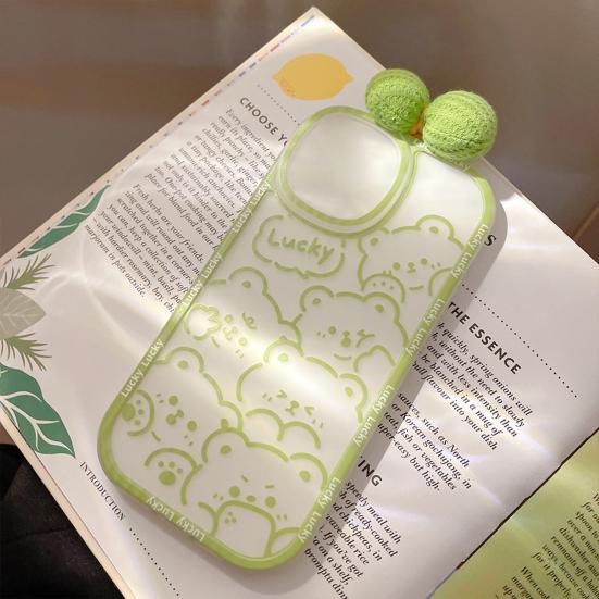 Phone Case With Bow Iphone14/Pro/Pro Flexible Refreshing Phone Flower Animal Tie Decor For Max/Max(Plus)