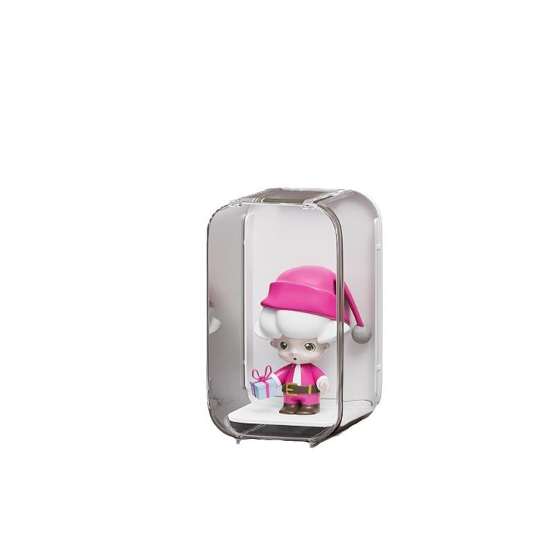 Blind Box Storage Display Stand Desktop Bubble Mart Display Cabinet Transparent Dust-proof Doll Figurine Storage Box