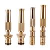 16mm Brass/Aluminum Alloy High Pressure Adjustable Direct Spray Water Car Wash Gun Nozzle Sprinkler for Watering Plants Cleaning