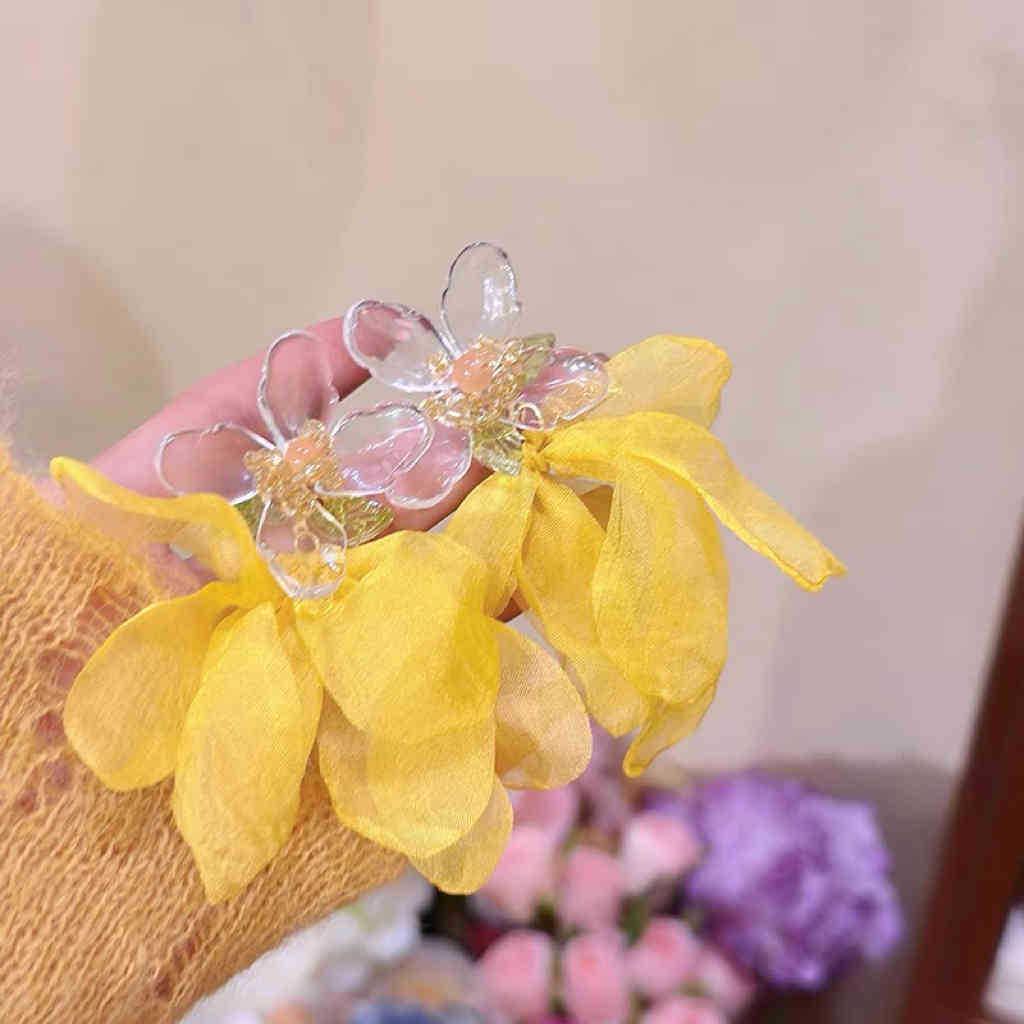 Resort Style Sunflower Earrings - Spring/Summer 2025 Collection for Women