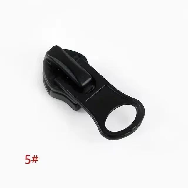 10/30Pcs 3# 5# 8# 10# Nylon Zip Slider Puller Reversed Zipper Head for Invisible Waterproof Zippers Garment Sewing Accessories