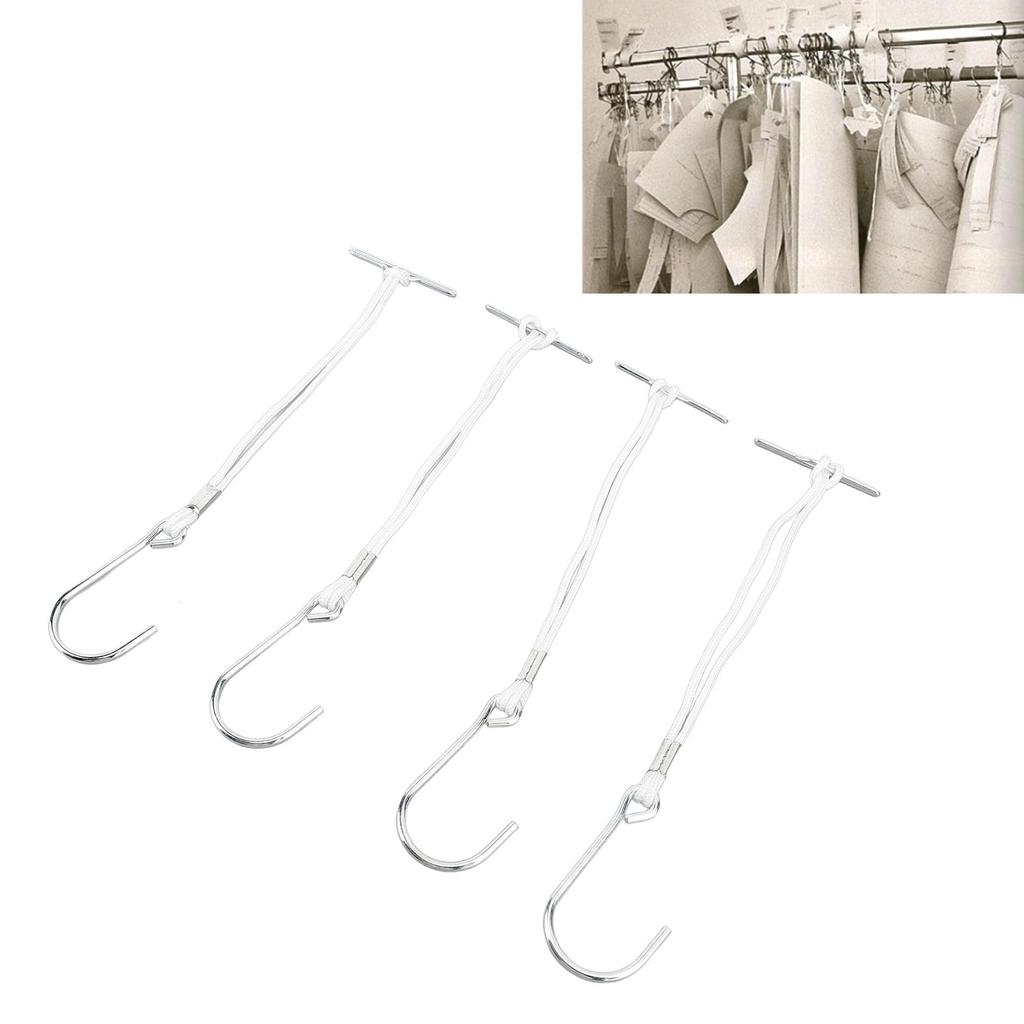 20pcs Pattern Hooks Hanging Sewing Metal Hanger Rope Ergonomic Handle 260mm