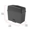 Universal Car Seat Slit Storage Box for Small Item Vehicle Garbage Can Auto Interior Trash Bin for Car Office Home