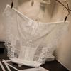 Low Waisted Sexy Lace Underwear Women's Embroidery Transparent Thin Hollow Mesh Tempting Panties