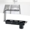 Sink Drain Shelf Stainless Steel Multifunctional Kitchen Sink Organizer Household Storage Shelf Drying Rack Kitchen Utensils