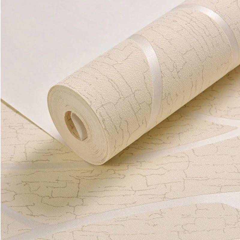 53cm minimalist modern European style non-woven wallpaper  3D curved stripe decoration  room background wall sticker