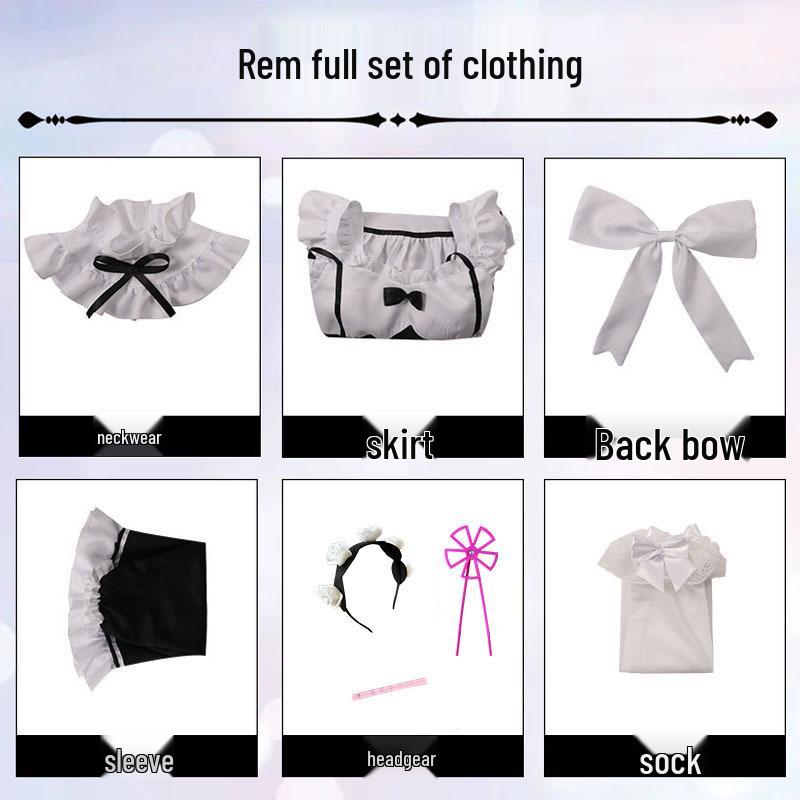 Rem & Ram Anime-Inspired Maid Cosplay Outfit