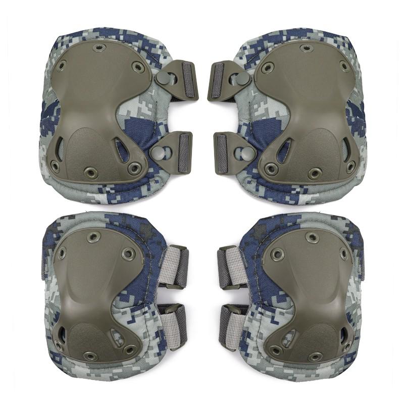 Durable And Safe Unisex Camo Tactical Kneepad Elbow Pads Knee Protector For Men Women Outdoor Sport Working Hunting Skating Safety Gear Kneecap