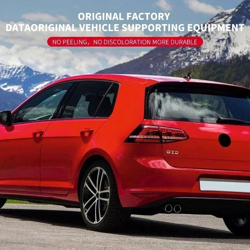 New GTD Emblem 3D Metal Car Sticker Tailgate Badge Sticker Decal For Volkswagen VW Polo Golf 5 6 7 Passat Scirocco GTD Acce