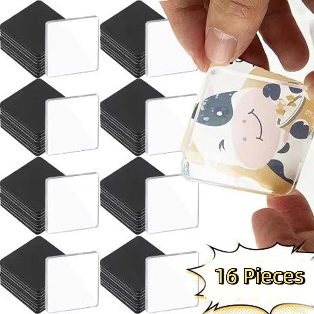 16 Pieces Acrylic Custom Refrigerator Magnets Handmade Magnetic Photo Stickers Gift