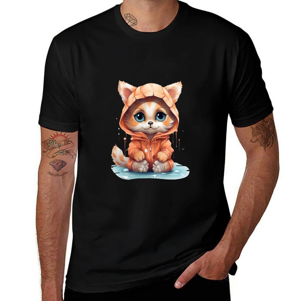 Tater Tot Cat Bonkers Classic Tshirt Long Lasting Casual Tshirt