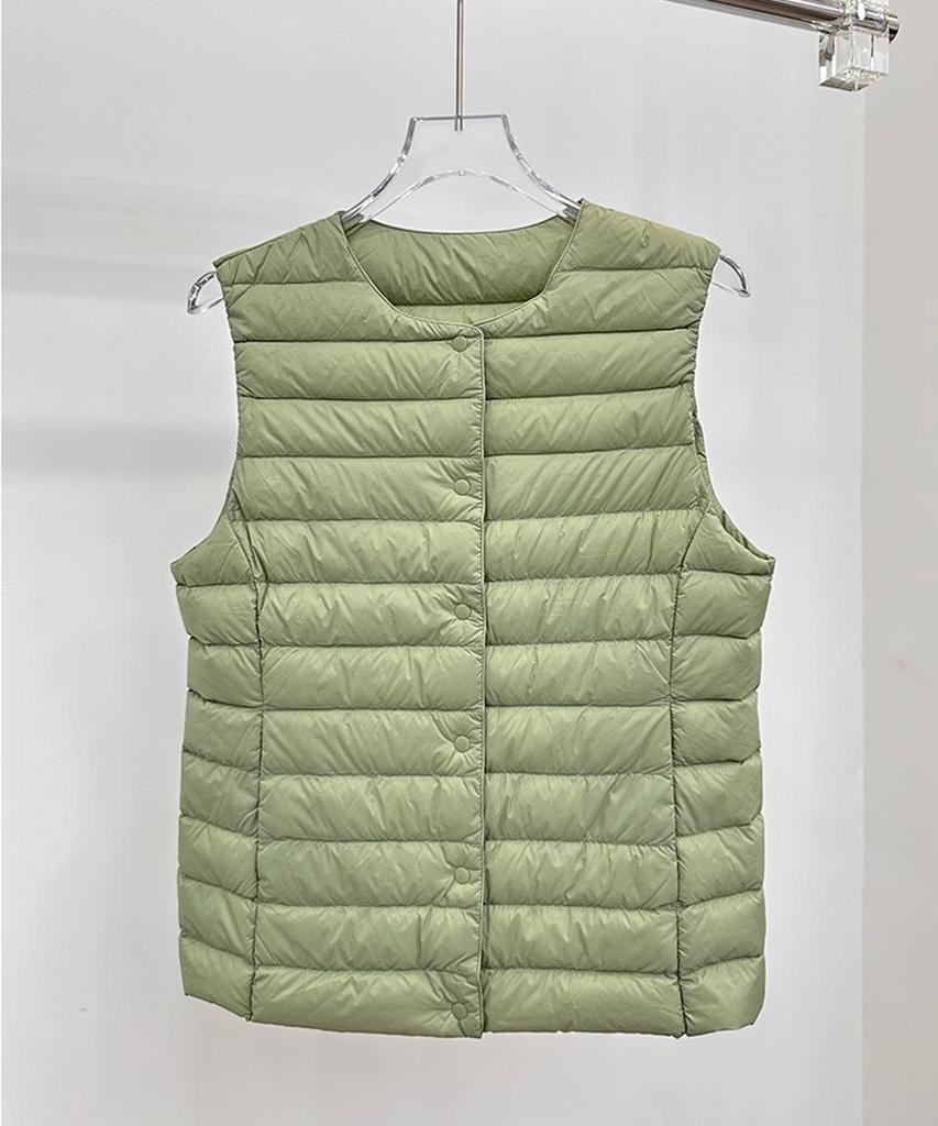 Versatile Women's Down Vest - 90% White Duck Down
