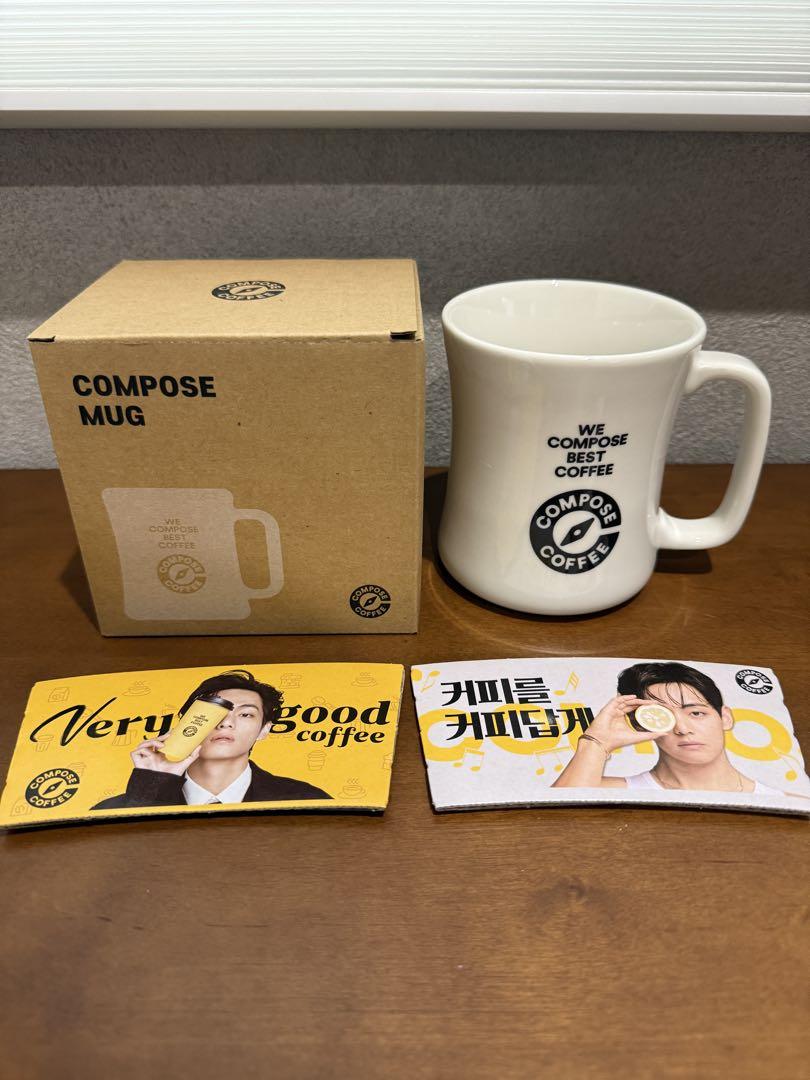 

[Б/У] Сниженная цена Кружка для кофе BTS V Compose