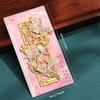 Elegant Hollow Metal Bookmark with Retro Floral Art, Perfect Reading Gift for Book Clubs, Writers & Bookworms