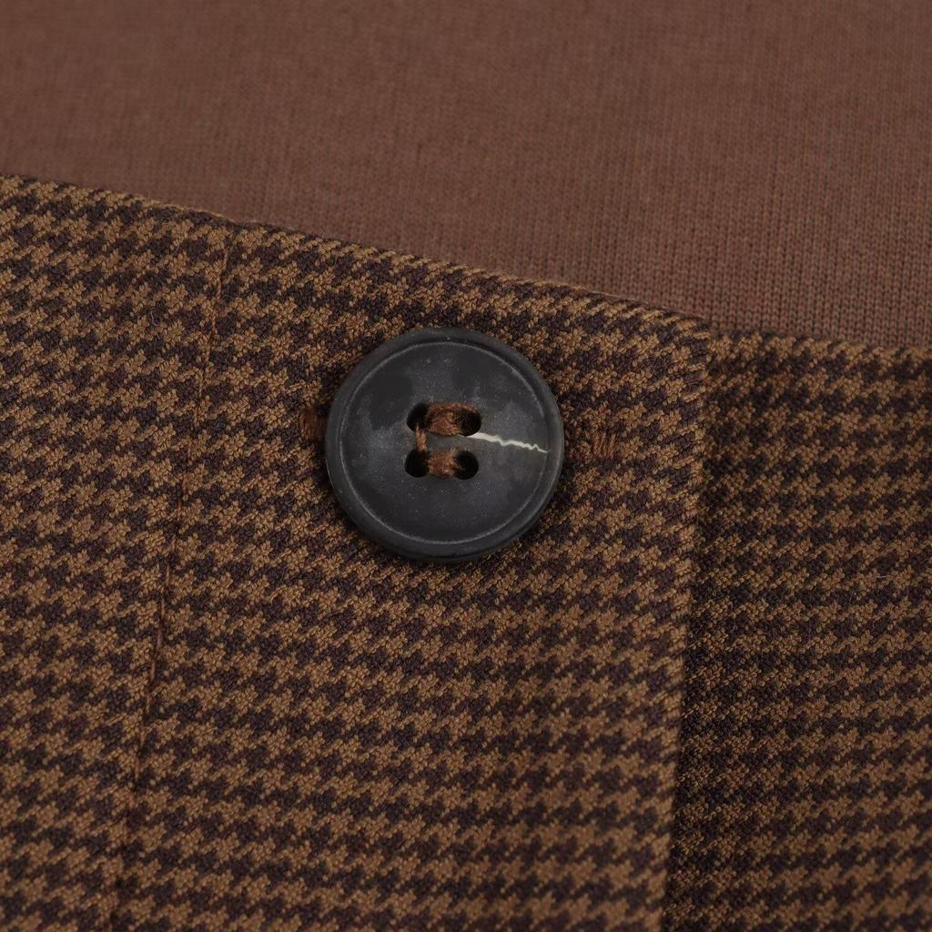 Retro kostkované jednodílné šaty na ramínka s mašlí - Evropský a americký styl