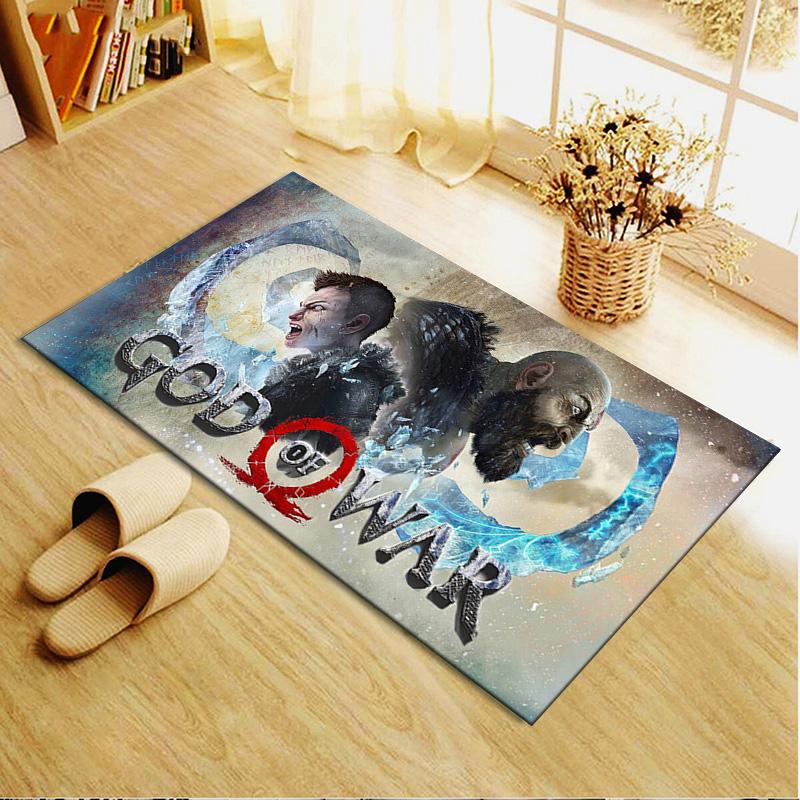 God of War Carpet Rug for Living Room Bedroom Home Sofa Decoration,Kids Play Non-slip Floor Mat