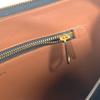 BURBERRY TB logo Bag Cluch Bag Pouch Clutch bag Leather/Canvas Brown