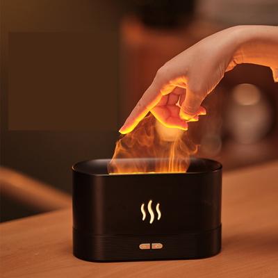 Flame Fire Humidifier Aromatherapy Diffuser Ultrasonic Aromatic Essences House Air Humidifier Home Bedoom Fragrance Diffusers