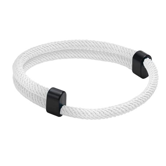 Herren Seilarmband Verstellbares Geflochtenes Seilarmband Lässiges Einfarbiges Schnurarmband Freundschaftsarmband Geschenk für Freund Bruder