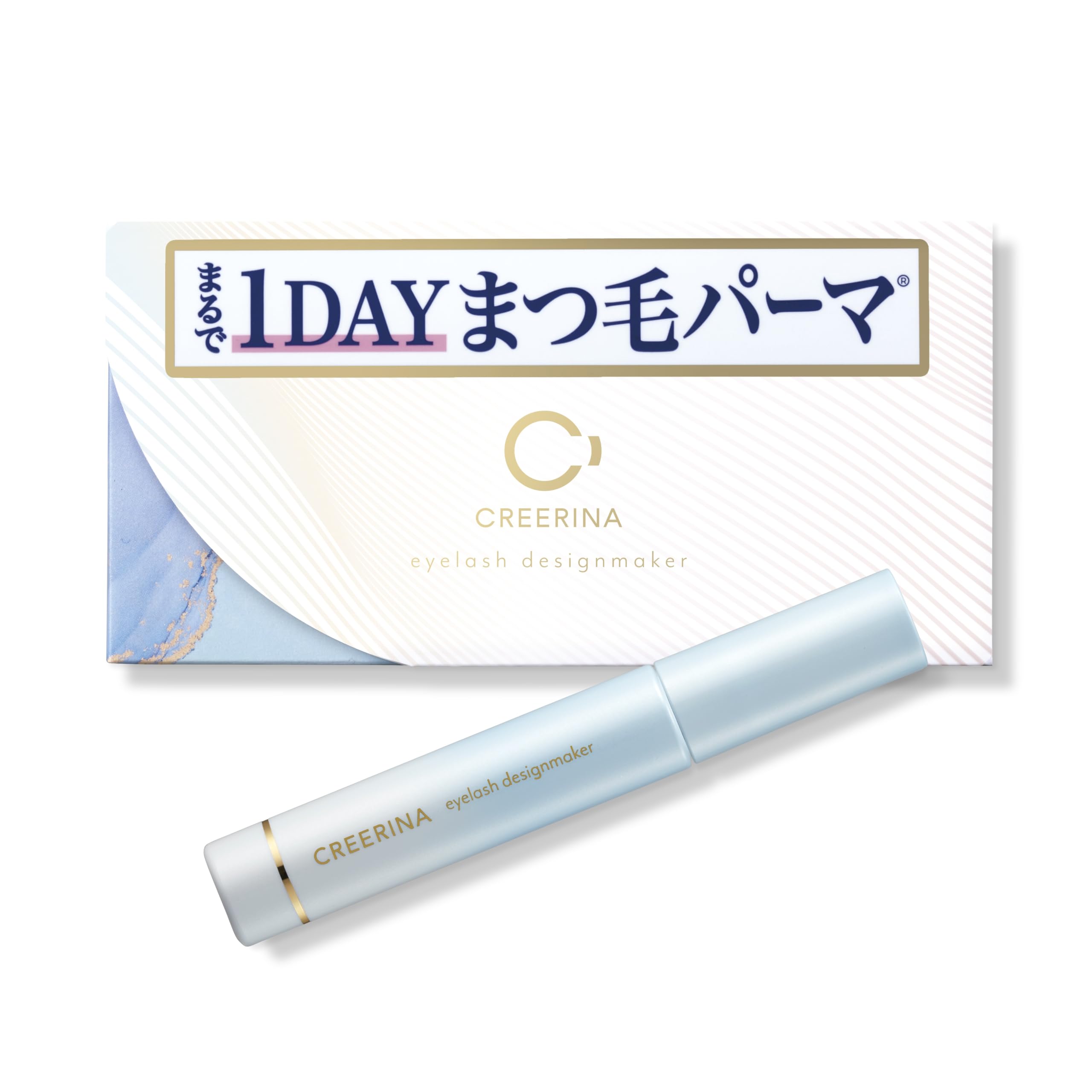 

CREERINA (Kurelina) [Like a 1-Day Eyelash Perm] A single coat easily tames and coats lashes before using an eyelash curler. Curls up and keeps lashes