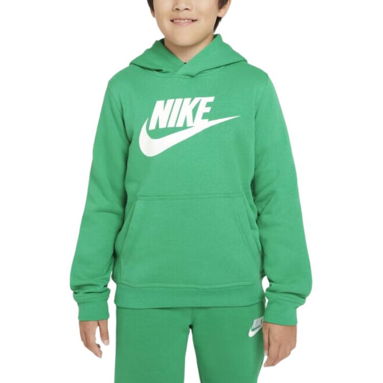 

Nike Club Fleece Pullover Hoodie Kids hoodies Green CJ7861-324 S