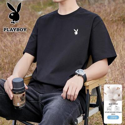 Men's Pure Cotton Loose Fit Short Sleeve T-Shirt