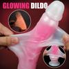 Big Realistic Dildo for Women Beginners Skin Sliding Foreskin Anal Vagina G Spot Stimulation Artifical Penis Sex Toy Masturbator