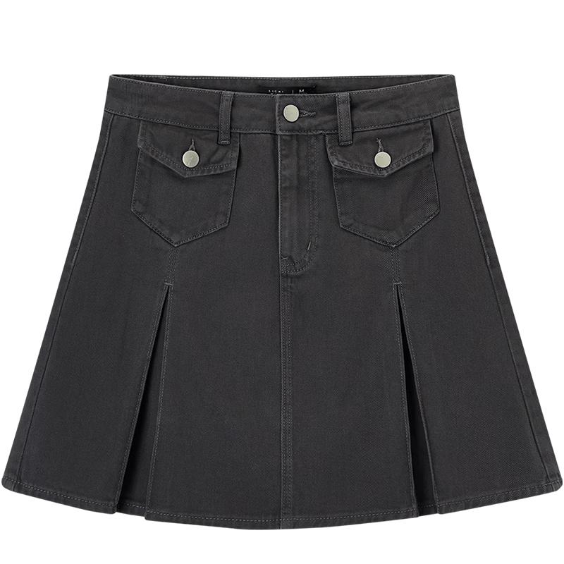 Women s A-Line Pleated Short Skirt XL